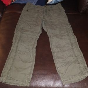 Army Cargo Pocket pants. LOGG. Size youth 8-9